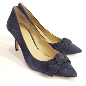 Ann Taylor Blue Suede Pumps